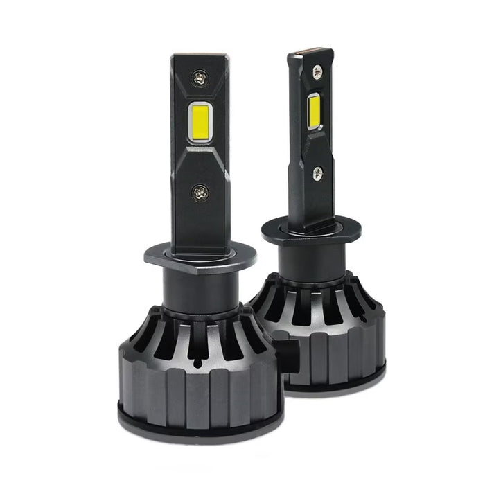 Set 2 becuri LED H1, Canbus, 120W, fara eroare, 6000k, 12000 lumeni, lumina alb-rece