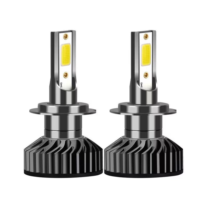 Set 2 becuri LED H7, 100W, COB, lumina alb-rece, 12000LM