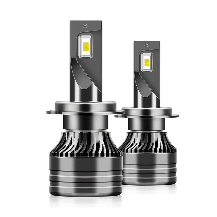 Set 2 becuri LED H7, 180W, 6000K, Canbus 16000Lm