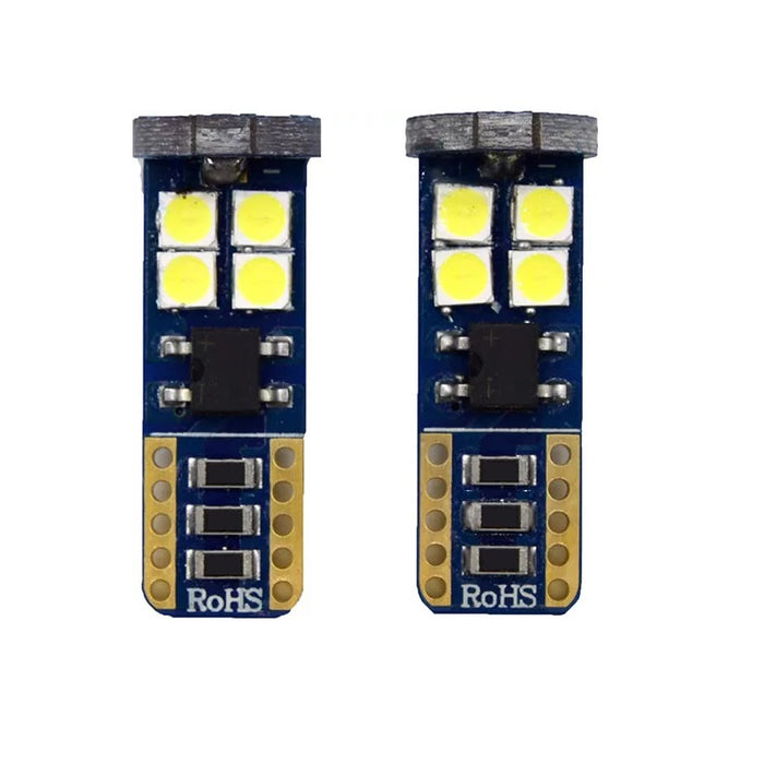 Комплект 2 LED T10 SMD, Canbus, 5W, 12 светодиоди, 620lm, 6500K, Alba-Rece