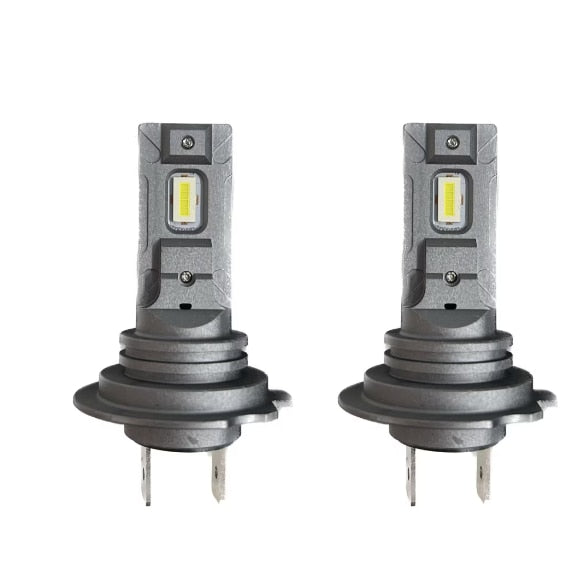 Set 2 becuri LED W H7 120W, 15000Lm, 12V, 6000K, lumina alb-rece