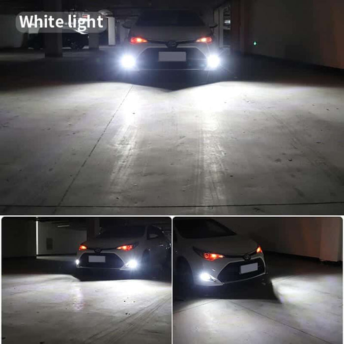 Set 2 becuri auto V6 laser, H7 9006 LED, 100W, alb, 6000K, 5200LM, 12V