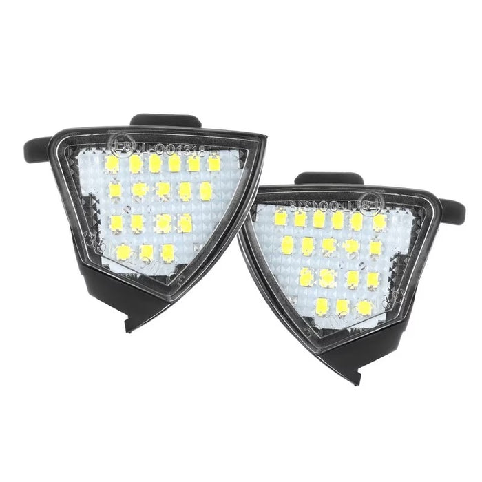 Állítsa be a 2 LED -es lámpát a tükör alá - pocsolya lámpák, 6500K fehér -ed, tükrök lámpák