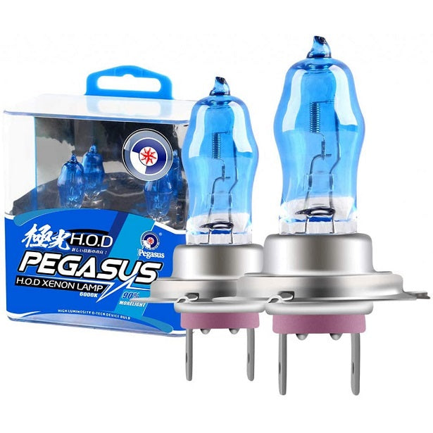 Set 2 x autó izzók H7, Pegasus, Xenon Effect, 12V, 100W 6000K