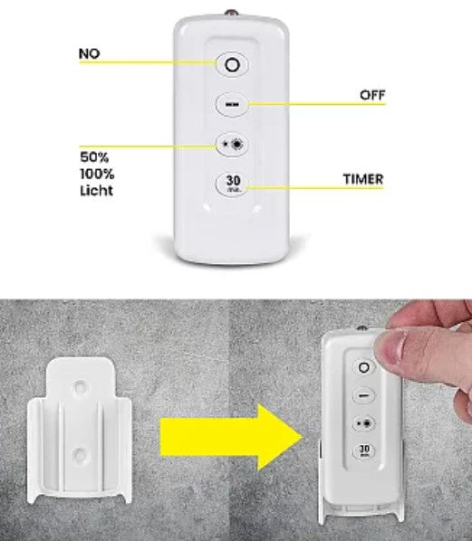 Set 3 Lampi Hexagonale LED Cob cu telecomanda si Butoane individuale