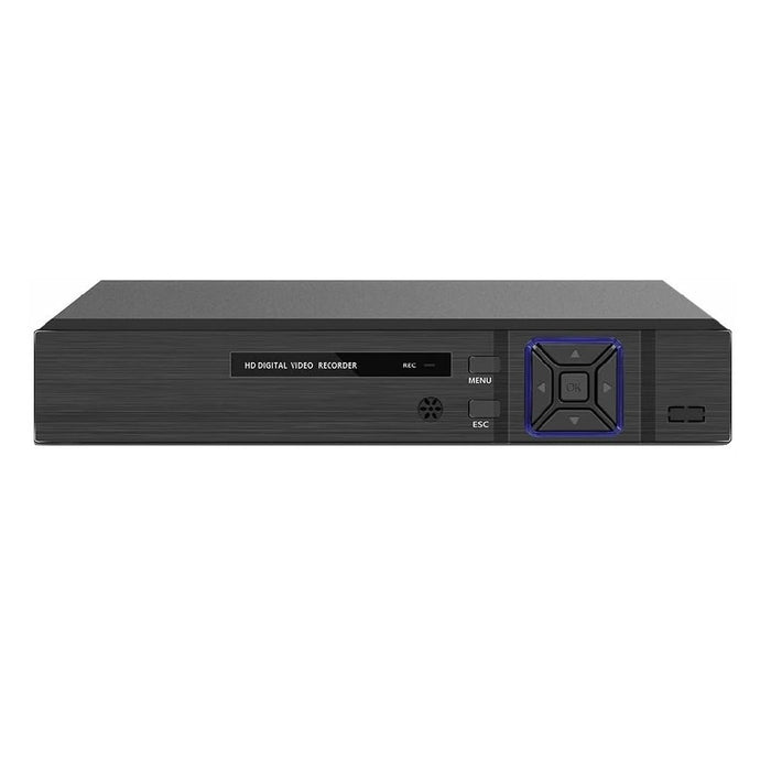 DVR/NVR система с 4 DV02 канала и H265 HDMI, 4K Ultra HD, черен