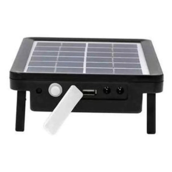 Sistem de iluminare solara LED, cu 2 proiectoare si panou solar, 3W, 1200LM, 3600mAh, IP67