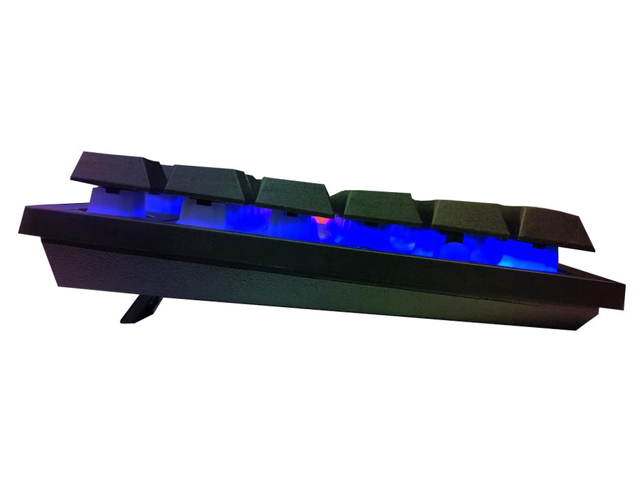 Света Gaming Keyboard LED RGB, USB Plug & Play интерфейс, Black