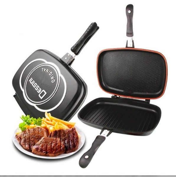 Grill Double Pan, Non -Stick πιάτα 36cm