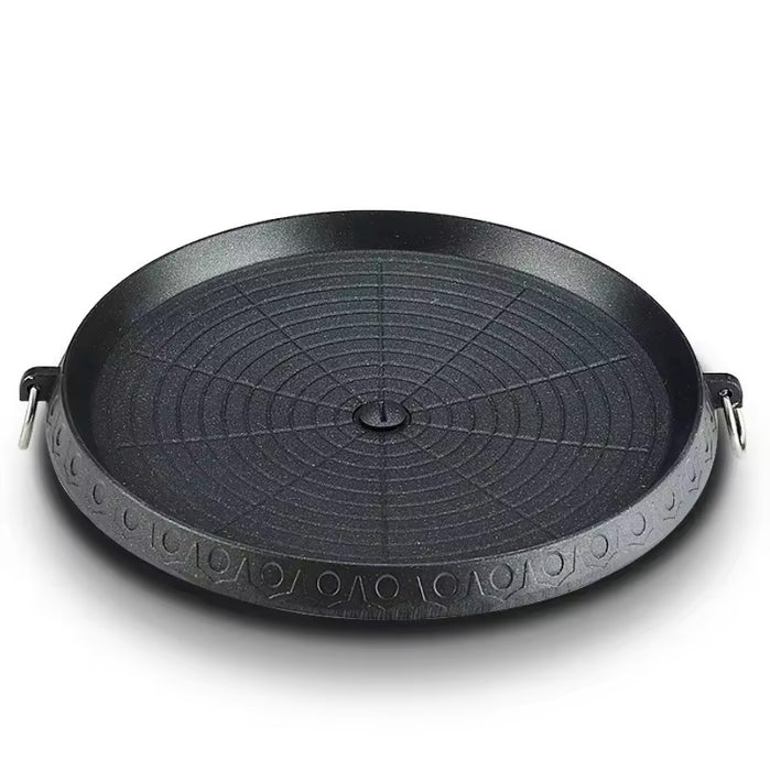 Kerek grill Pan AO78288, 32 cm, nem -stick, fekete réteggel