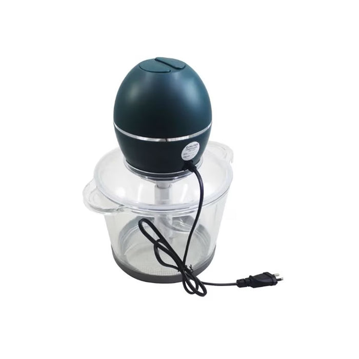 Tocator de carne, legume si fructe, 3L, 300W, cu 4 lame, verde-transparent