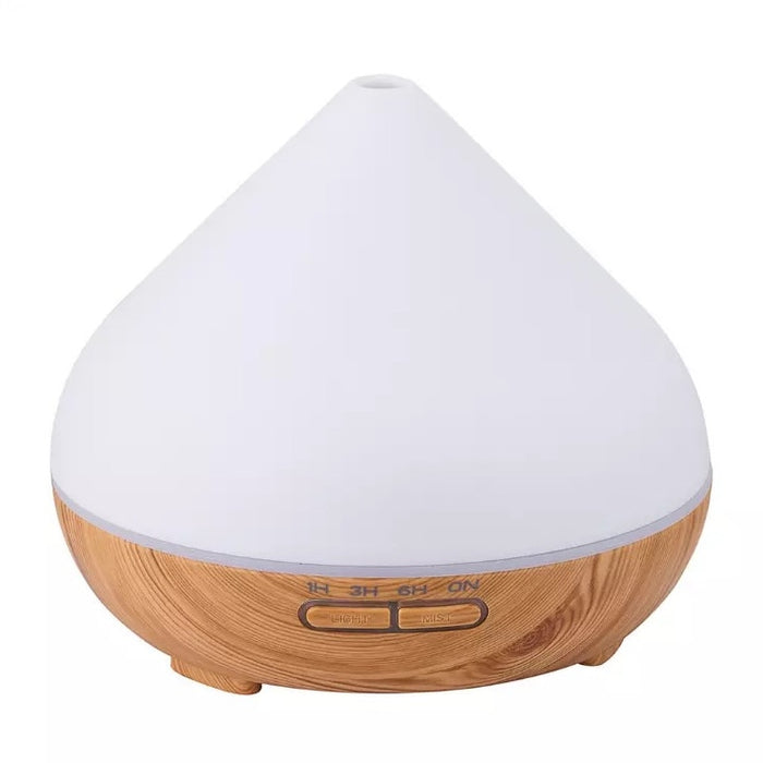 Umidificator si difuzor de aromateraoie cu uleiuri esentiale si 7 culori LED, de 300ml