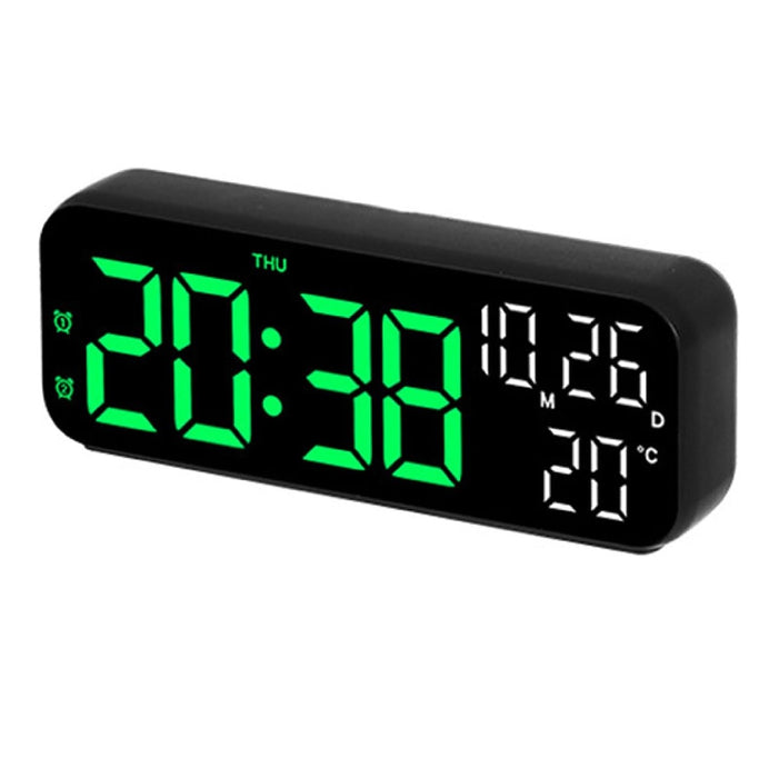 Ceas Digital Decorativ, cu Ecran Mare LED, cu Alarma si afisaj Temperatura, Timer, Data