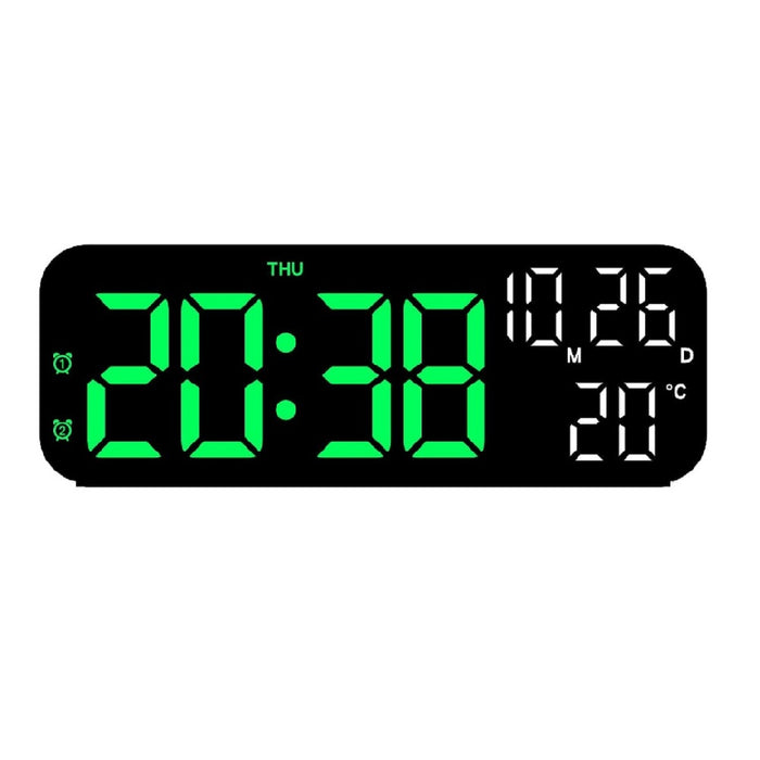 Ceas Digital Decorativ, cu Ecran Mare LED, cu Alarma si afisaj Temperatura, Timer, Data