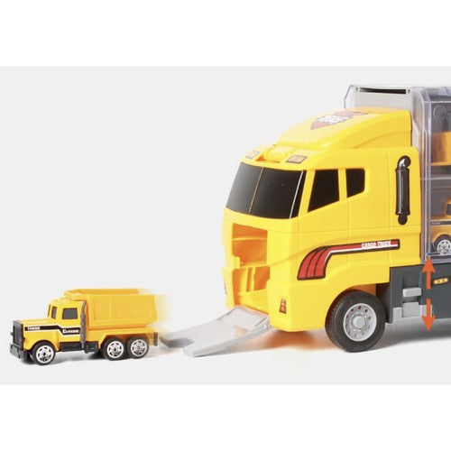 TIR -játékok és 6 műanyag teherautó halmaza 3 éven felüli gyermekek számára