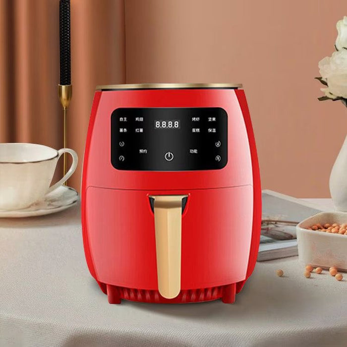 Hot Air Fryer Air Fryer 2400W, 6L, digitális kijelző és az LCD vezérlés érintése