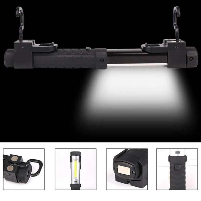 Lampa Magnetica LED Lumina Frontala si Laterala, portabila, reincarcabila USB