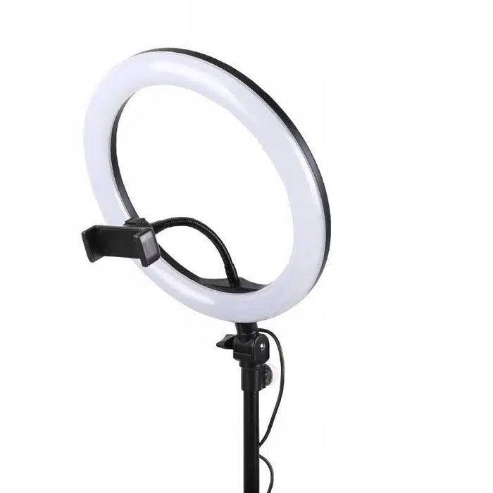 Lampa circulara Ring Light 240 W, Diametru 30 cm, Trepied, Telecomanda
