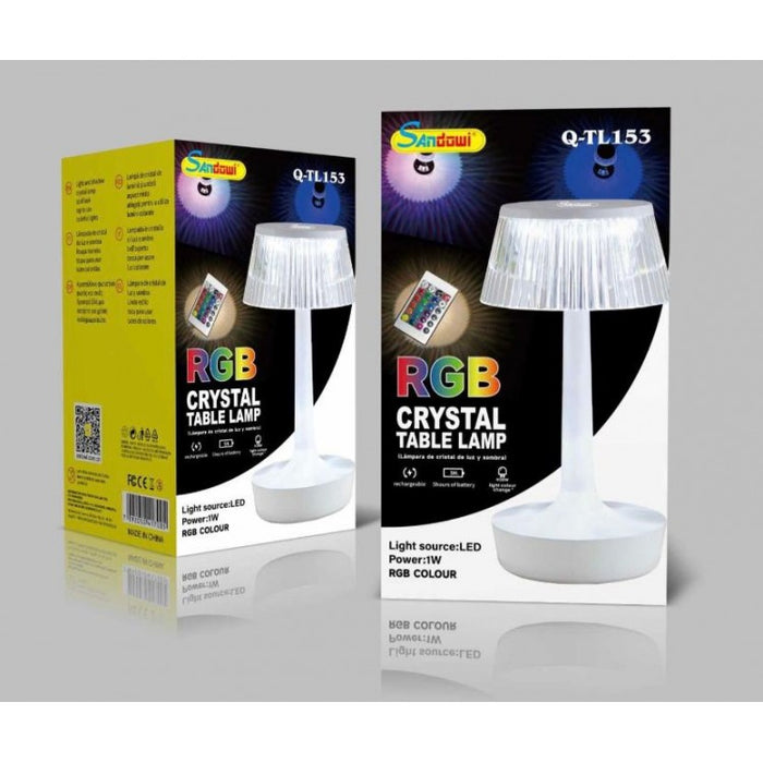 Tömeges lámpa, dekoratív lámpa RGB LED és távirányítóval, fehér