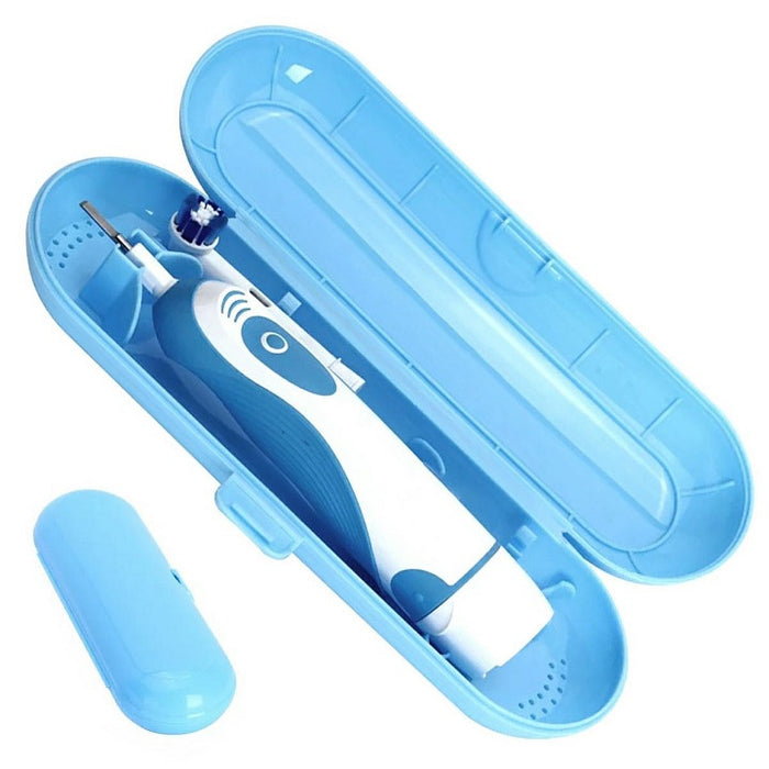 Поддръжка - електрическа четка за зъби, с място за 2 края, синьо