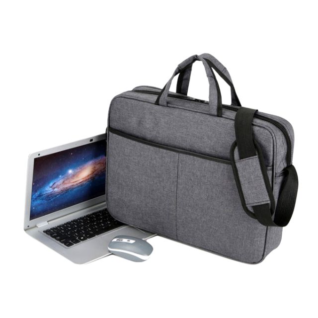 Laptop táska, 15,6 hüvelykes laptopokhoz, szürke