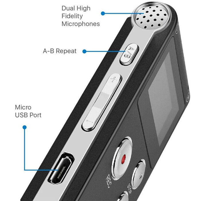 Mini Digital Digital 16G MP3/WAV Digital Reportophone