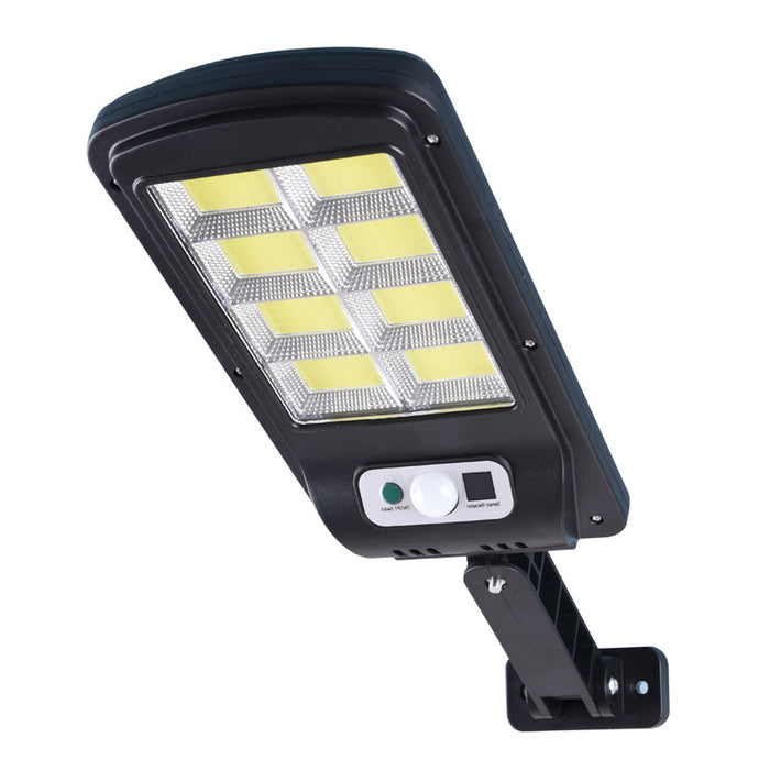 Lampa Solara 8COB 160 LED, Senzor de Miscare/Lumina, cu Telecomanda