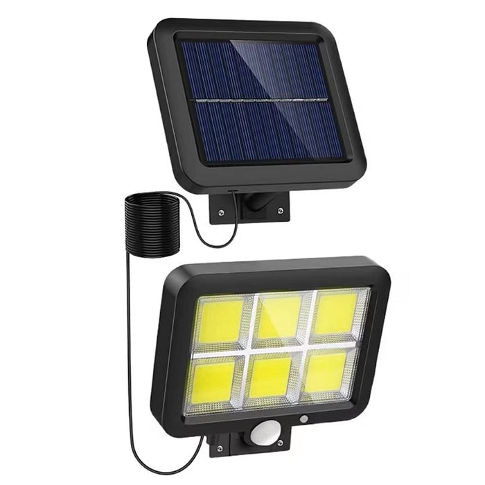 Solar Lámpa 120 LED -es COB 30W eltávolítható panelrel, fény/mozgásérzékelő