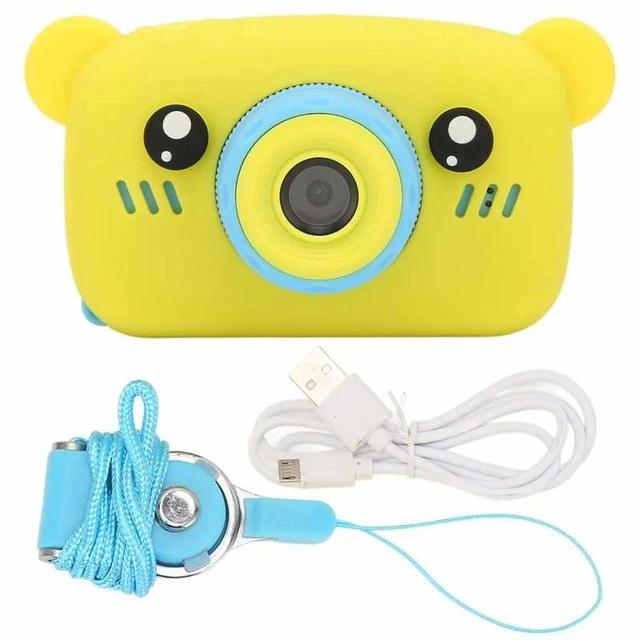 Camera foto copii, HD, functie webcam, 50 efecte foto, ecran 2inch, in forma de ursulet