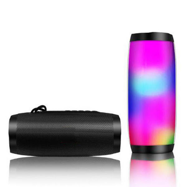 Boxa Stereo Bluetooth 157, Portabila, cu Lumina Ambientala Multicolora