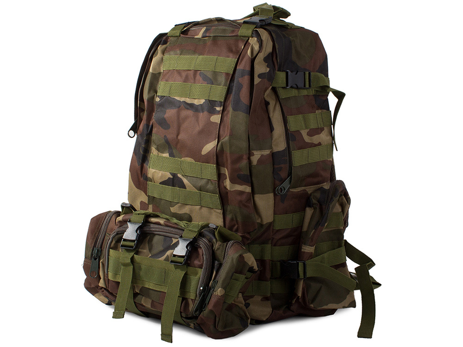 Rucsac Militar, Turism, Camping, Alpinism, Capacitate 48,5 L, Camuflaj